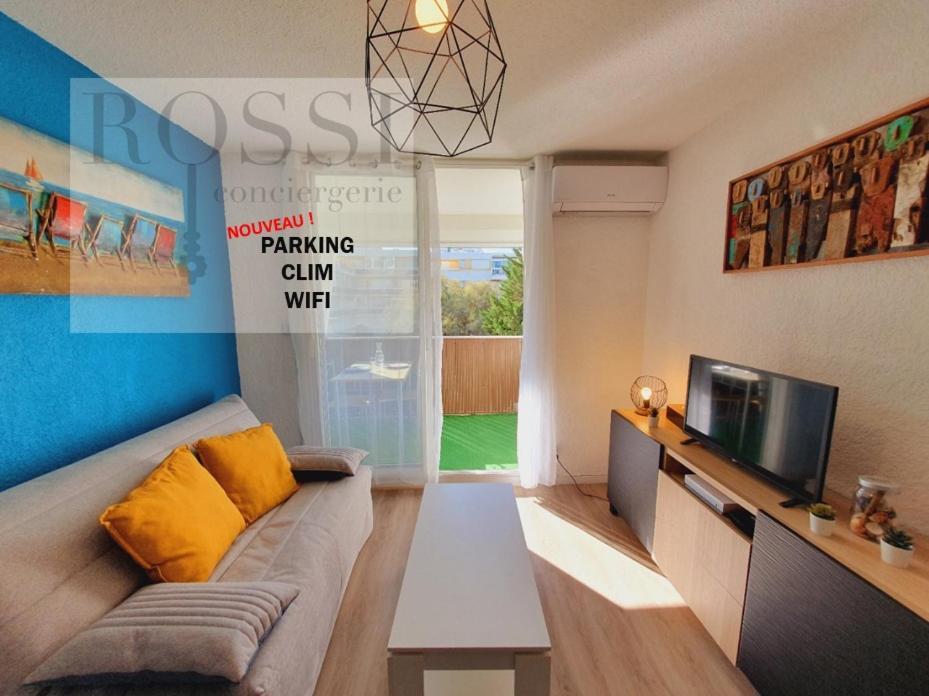 Suite Maya Parking Clim Wifi Centre-Ville Et Port - Rossiconciergerie - Linge Inclus Ла Гранде-Моте Екстериор снимка